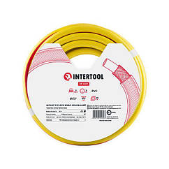 Шланг для поливання 3-шаровий 1/2", 20 м, армований PVC INTERTOOL GE-4023