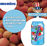 Негазований напій Mentos Salty Lychee зі шматочками желе 340мл, фото 4
