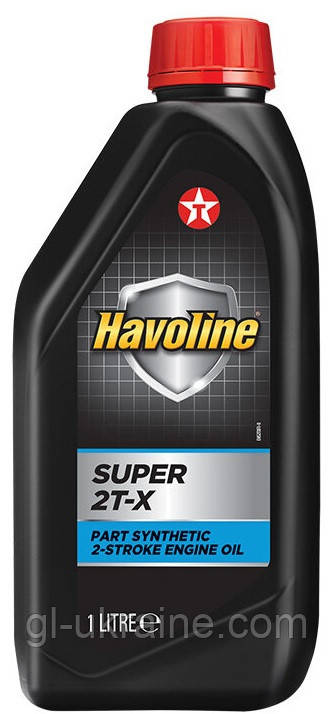 Олива для мототехніки Texaco Havoline Super 2T-X, 1л (804040NKE)