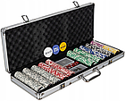 Набір для покера Texas Poker 500 фішок + кейс Iso Trade (Польща), фото 3
