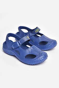 Сандалі піна для хлопчика однотонні синього кольору 203604M