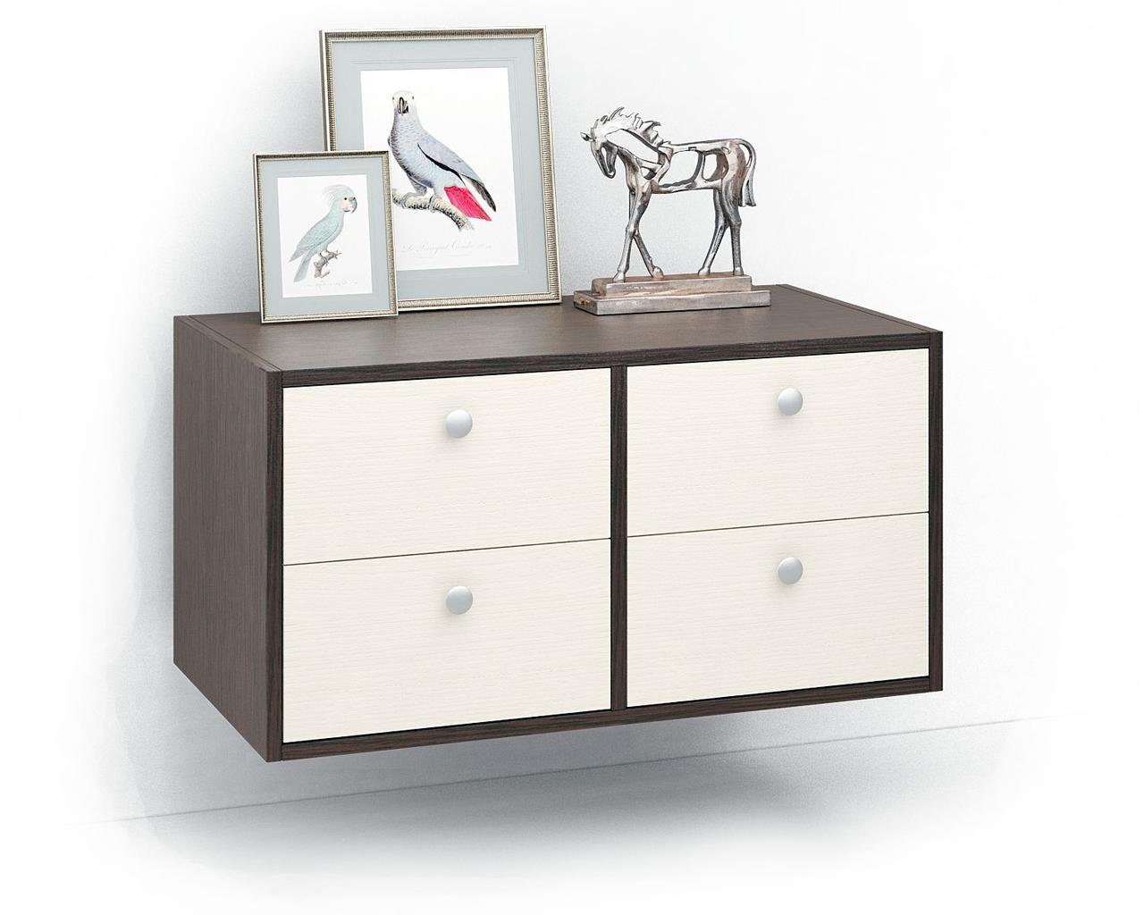 Подвісна тумба Прайм-21-1 ВЕНГЕ МАГІЯ -ДУБ МОЛОЧНИЙ, фото 1