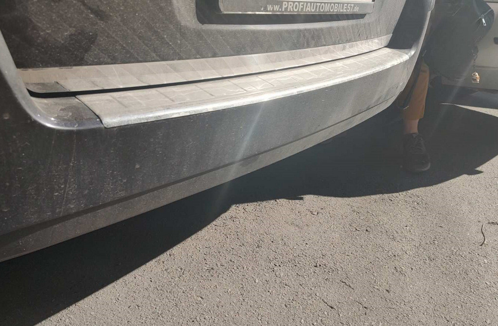 Кромка багажника (нерж.) для Opel Zafira B 2005-2011 рр, фото 1