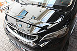 Дефлектор капота EuroCap для Opel Zafira Life 2019- рр, фото 4