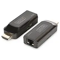 Удлинитель сигнала Digitus DS-55203 mini HDMI extender over UTP 50m Black