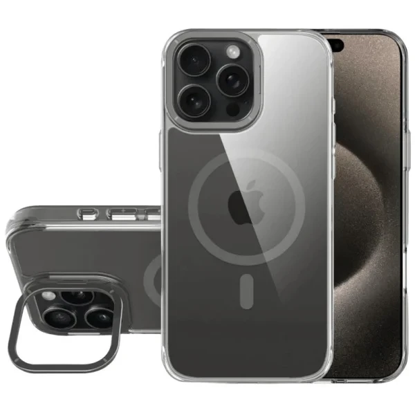 Чохол-накладка EpiK TPU Space Case Apex with MagSafe для Apple iPhone 16 Pro Max (6.9) Gray, фото 1