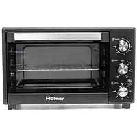 Електрична піч Holmer HEO-083PC 1500 Вт Black 38л. конвекція + 1деко для піци