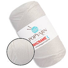 Popyarn Macrame L, Білий No102