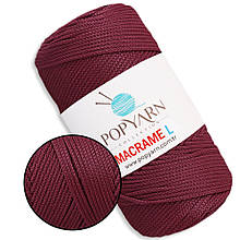 Popyarn Macrame L, Сніжна троянда No230