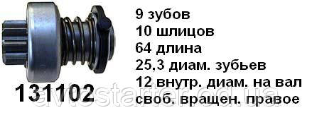 Бендиксы на стартера Bosch - фото 4 - id-p10462039