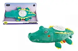 М’який нічник-проектор "Крокодил" YT24-11 – світло, музика та затишний сон малюка