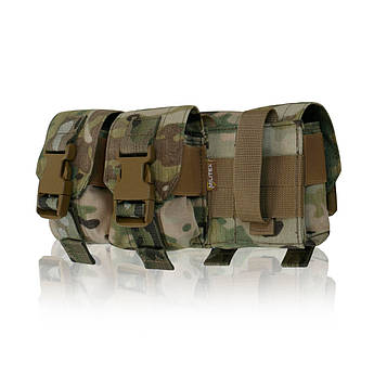 Тактичний підсумок Militex під 2 гранати, Cordura USA 1000D, Multicam, міцний, з кріпленням MOLLE, регульований фастекс