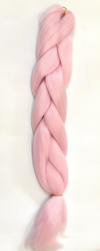 Канекалон - Коси для плетіння 60 см, колір- рожевий, арт (018359), 1 шт, Рожевий, фото 1