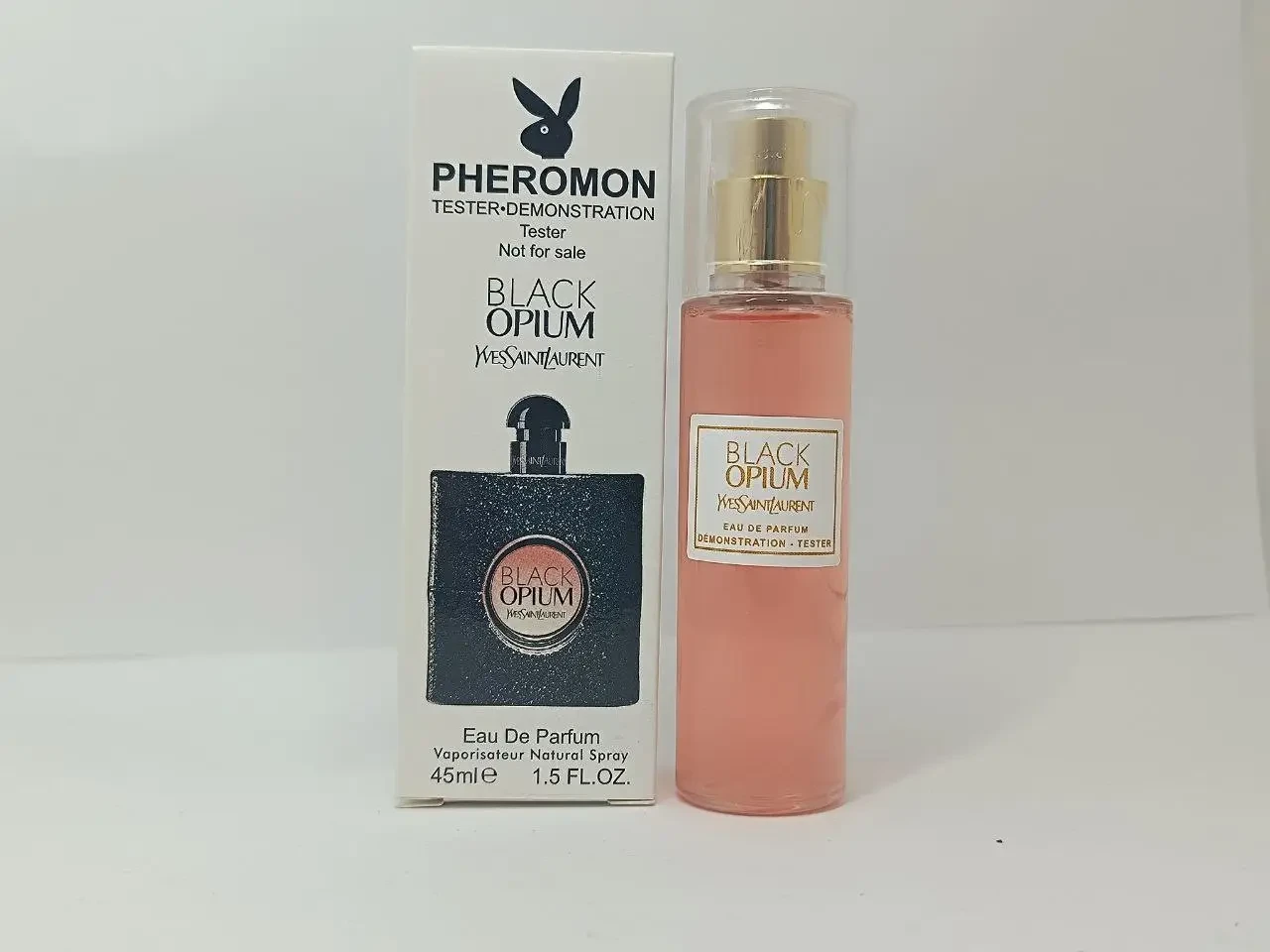 Женский аромат Yves Saint Laurent Black Opium (Ивсен Лоран Блэк Опиум) с феромоном 45 мл, фото 1