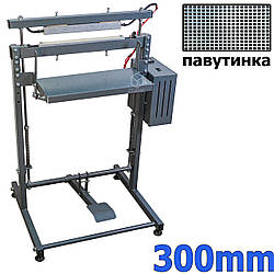 Підлоговий запайник-стійник 300 мм Шов сіточка 20 мм Ніжний запайник пакетів постійного нагрівання ПА-300