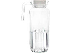 Глечик 1,3л скло Gridz Fridge з кришкою 83003653 ТМ ГСФ