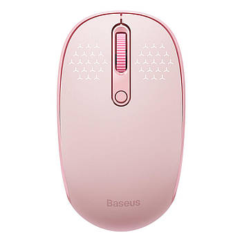 Маніпулятор миша бездротова Baseus F01B Tri-Mode Wireless Mouse Baby Pink