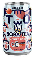 Класичний чай Бабл з тапіокою Boba Cat, 315 мл