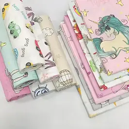 Бавовняні тканини, ширина 240 см, Туреччина (сатин, страйп сатин, поплін з малюнком)