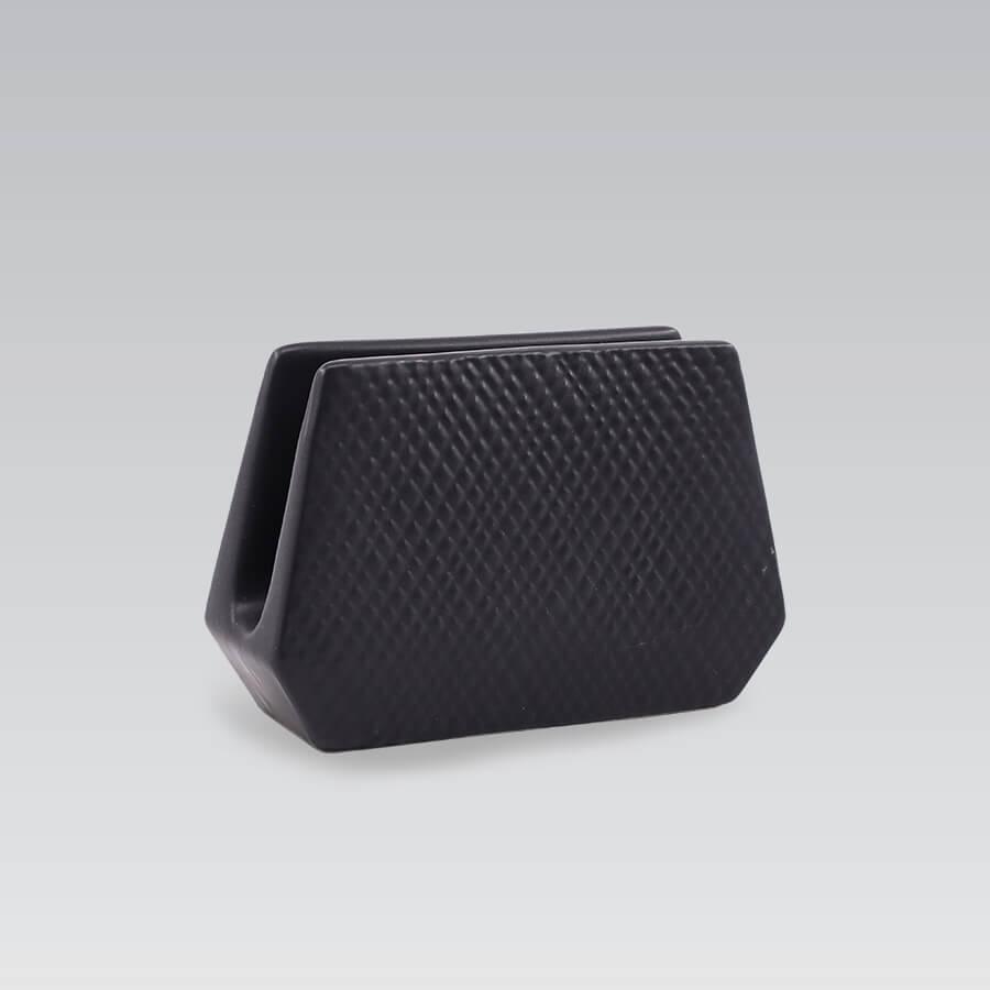 Серветниця керамічна Maestro Black (MR-20001-44), фото 1