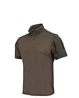 Тактическая летняя рубашка олива,боевая рубашка олива короткий рукав,летний убакс олива,убакс хаки с коротким