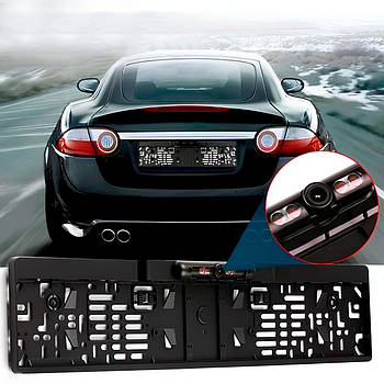 Рамка для номера авто з камерою, CAR CAM WIRELESS / Бездротова камера в рамці номерного знака