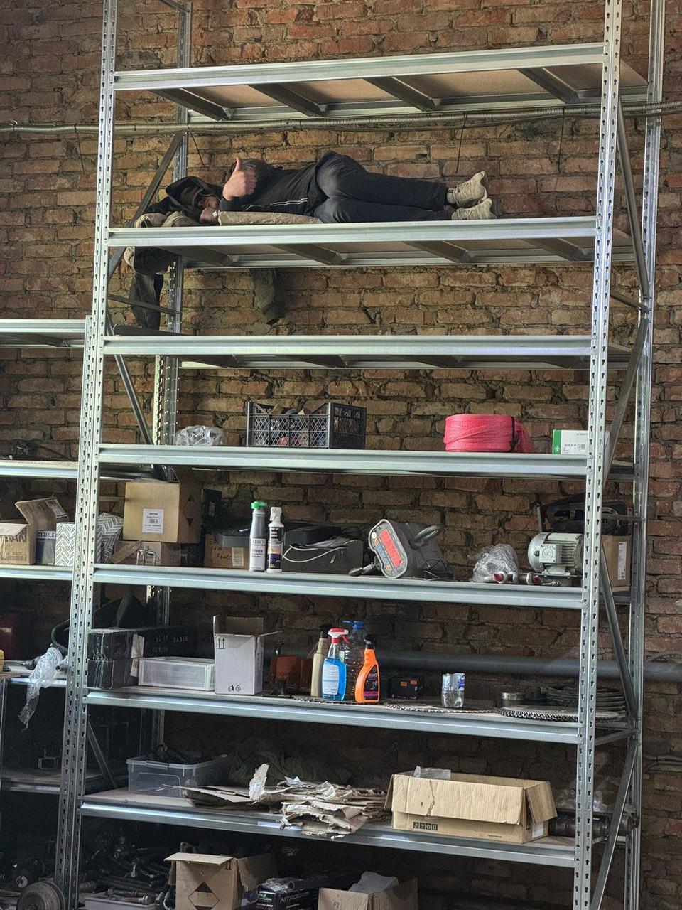 Стелаж SN оцинкований з лдсп, фото 1