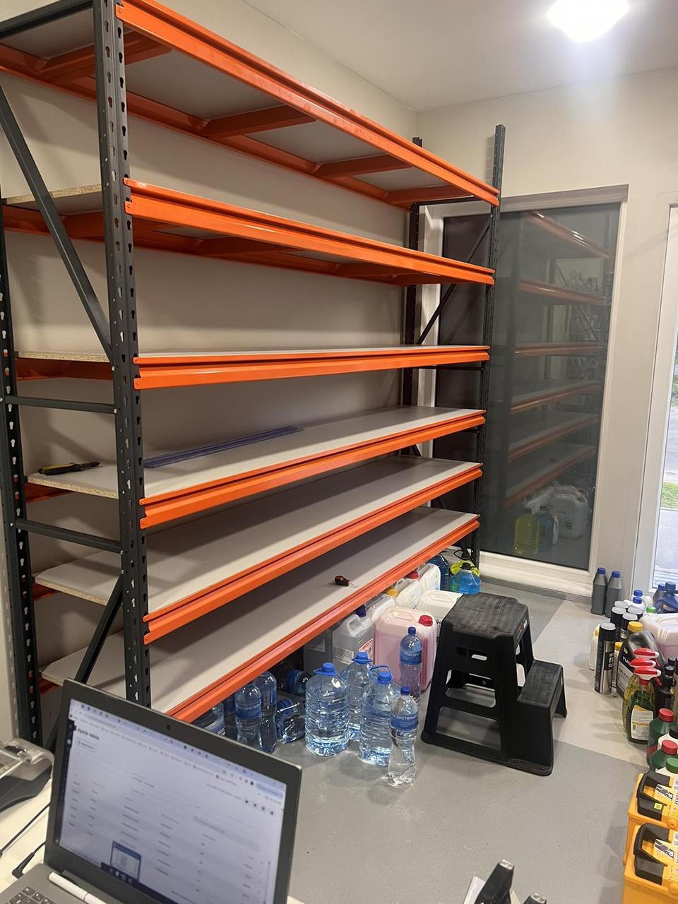 Стелаж SN пофарбований з лдсп, фото 1