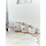 Корзина для іграшок Childhome Flower 30x30x30 см білий, фото 3