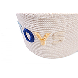 Корзина для іграшок Childhome Flower 30x30x30 см білий, фото 6