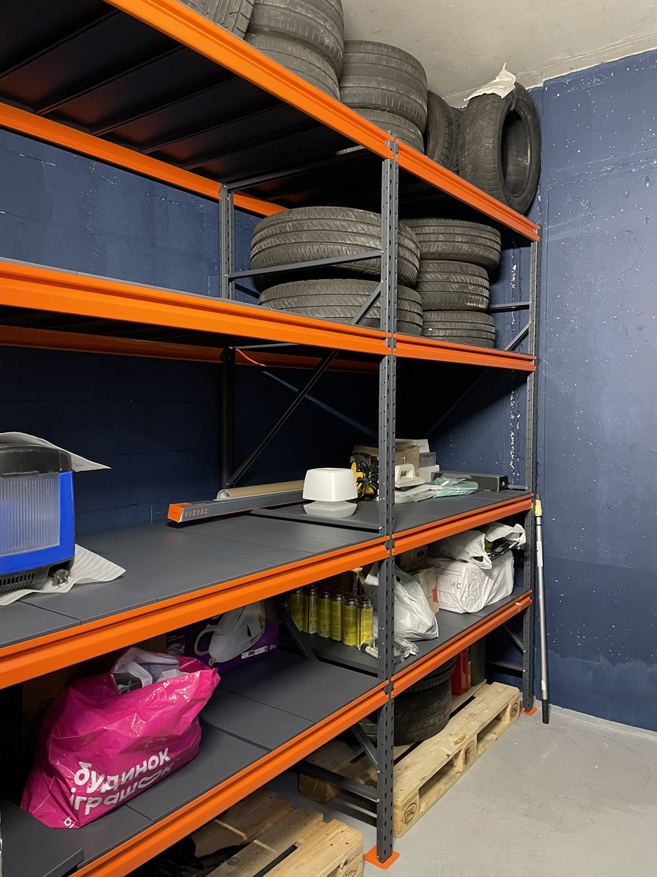 Стелаж SN пофарбований металевий 2000*1340*500*4, фото 1