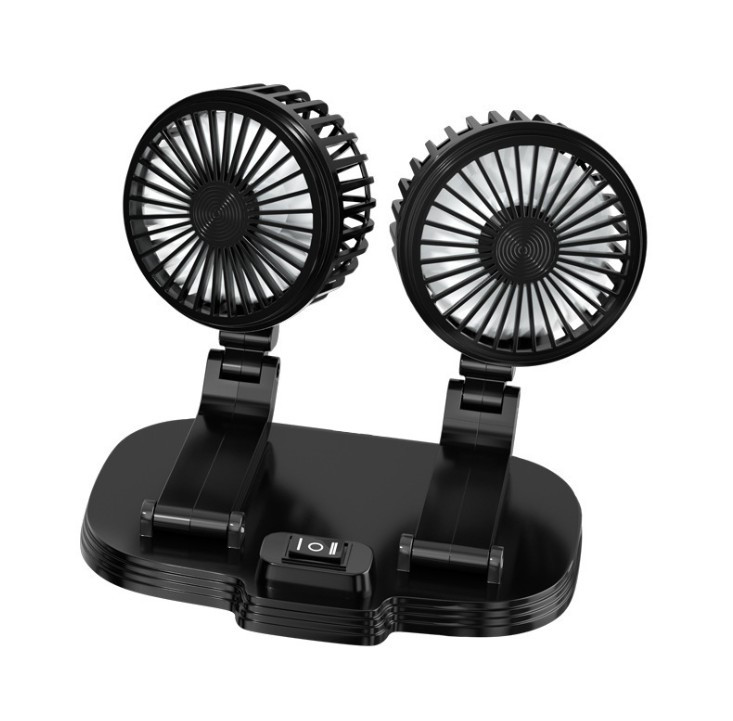 Вентилятор с двумя головками на USB питании, фото 1