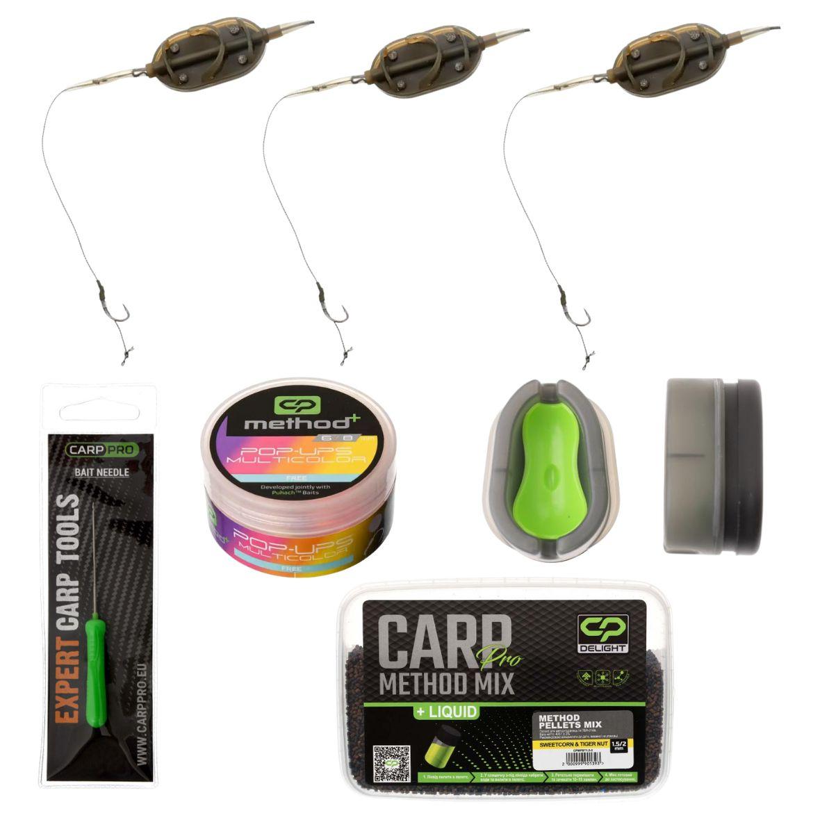 Готовий набір для коропового монтажу Carp Pro Method Set, фото 1