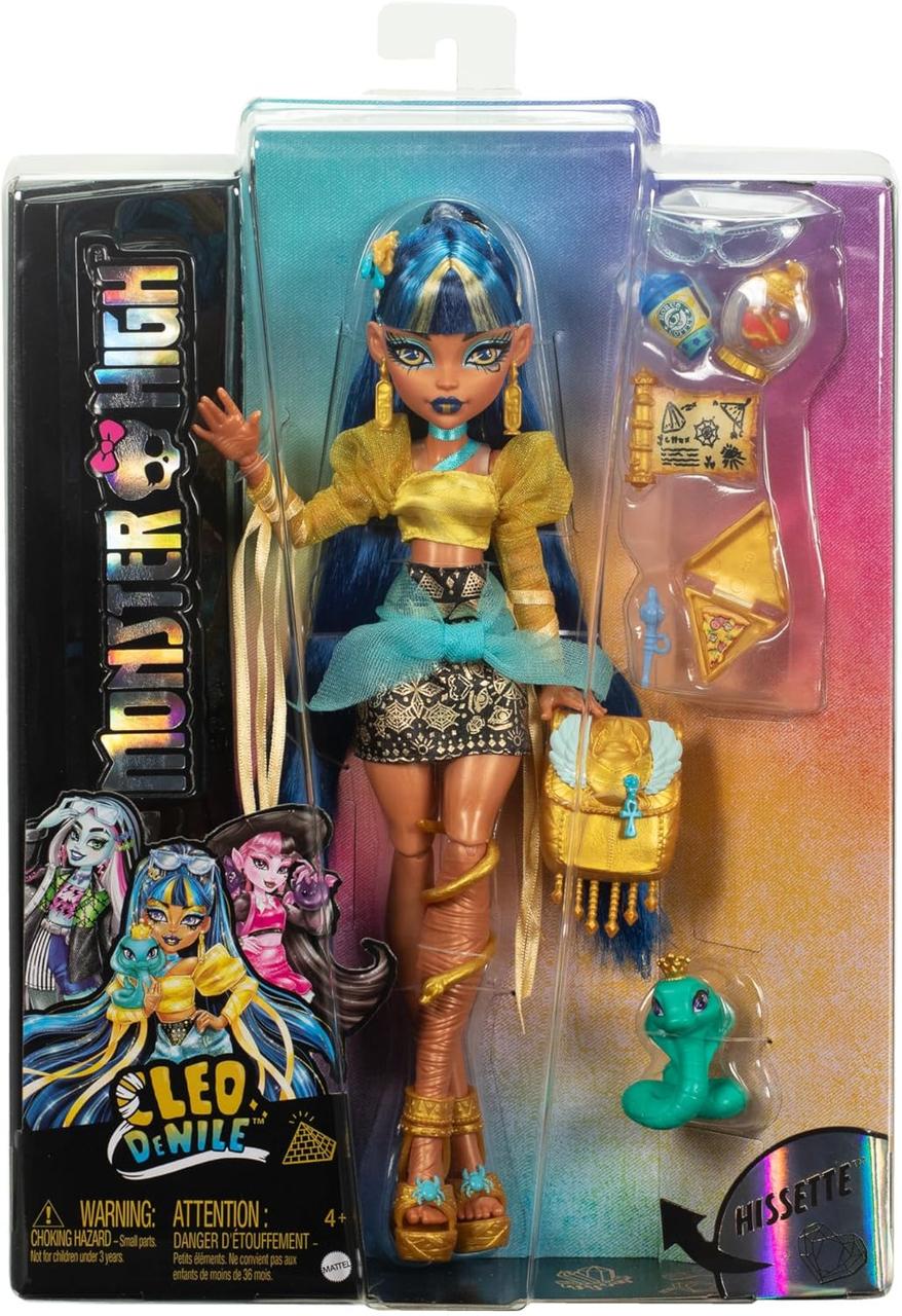 Монстер хай Монстро-класика нове покоління Клео Де Ніл Monster High Cleo De Nile Doll HXH74