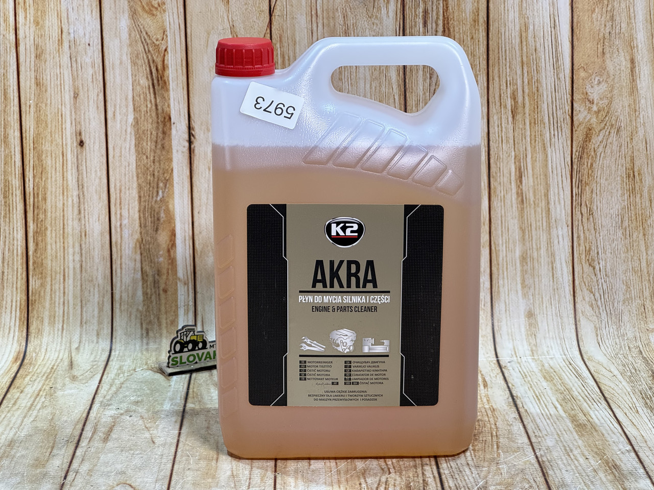 Очищувач двигуна зовнішній K2 Akra 5л (каністра), фото 1