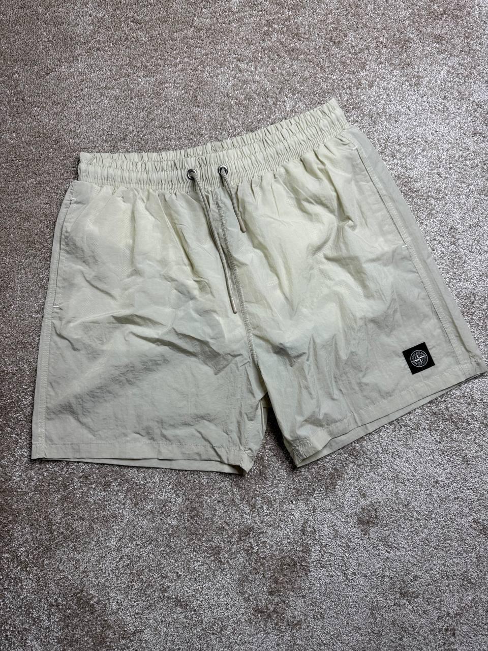 Літні чоловічі плавальні шорти Stone Island Sand Шорти Стон Айленд пісочні нейлон літо