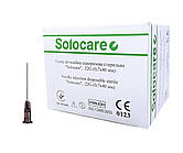 Голка ін'єкційна одноразова стерильна "Solocare", 22G (0,7x40 мм) 100 шт