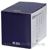 Голка з кріпленням Luer-Lock для мезотерапії | карбокситерапії BD Microlance 21G 1 1/2" (0,8 x 40 mm), 100 шт., фото 4