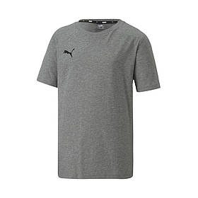 Дитяча футболка PUMA TeamGoal Casual 656709-33, Сірий, Розмір (EU) — 128 cm