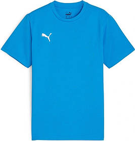 Дитяча футболка Puma JR TEAMRISE LOGO 658702-02, Синій, Розмір (EU) — 164cm