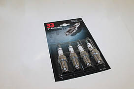 Свічка запалювання Газель/Волга/УАЗ дв.405-409,ВАЗ16кл (4шт) ЕЗ АУ17ДВРМ-1.0 блистер