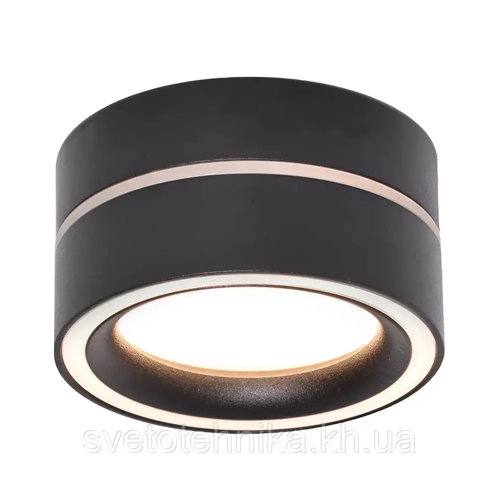 Світильник точковий LIGHT SET LUG LC-GX 8545 1*GX53 чорний Ø85х45 мм