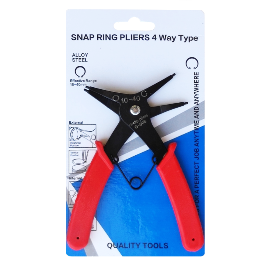 Знімач стопорних кілець 2в1