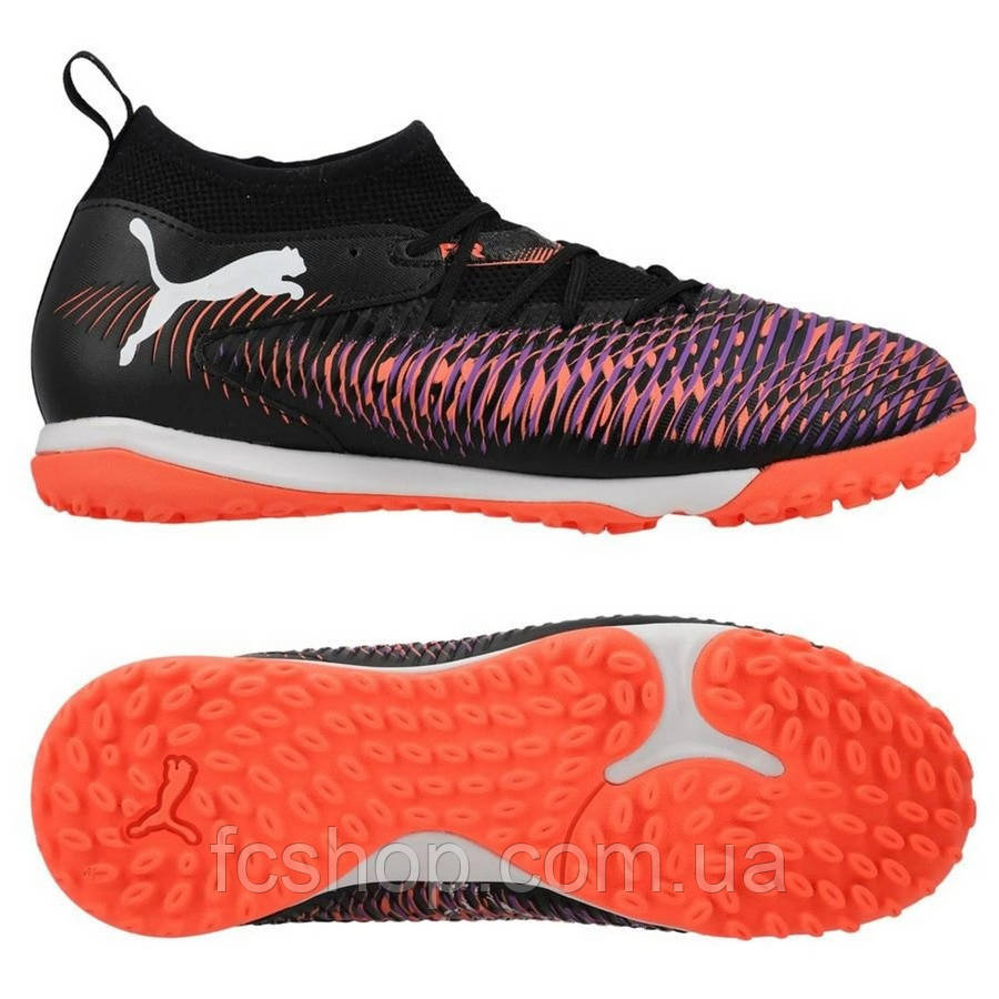 Дитячі сороконіжки Puma Future 8 Match TF 108386-01, Чорний, Розмір (EU) — 37.5, фото 1