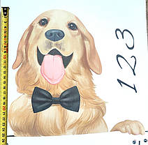 Наклейка вінілові Собачки Smile (лист 60 х 90 см) Б27-3, фото 3