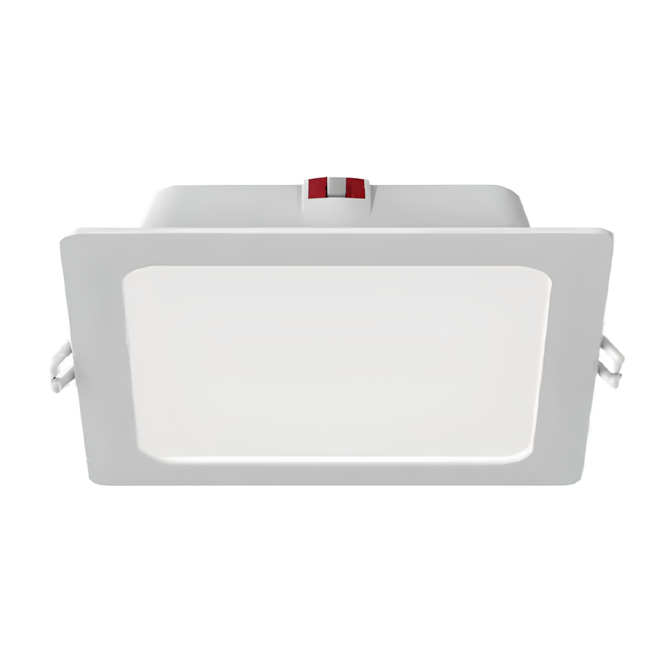 Вбудований точковий LED світильник квадрат 18W 4100K 1440Lm 220V 170x170 мм білий Lebron L-DL-S