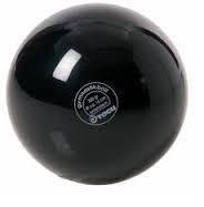 М'яч для художньої гімнастики Тогу Німеччина 400 г 19 см чорний професійний, фото 1