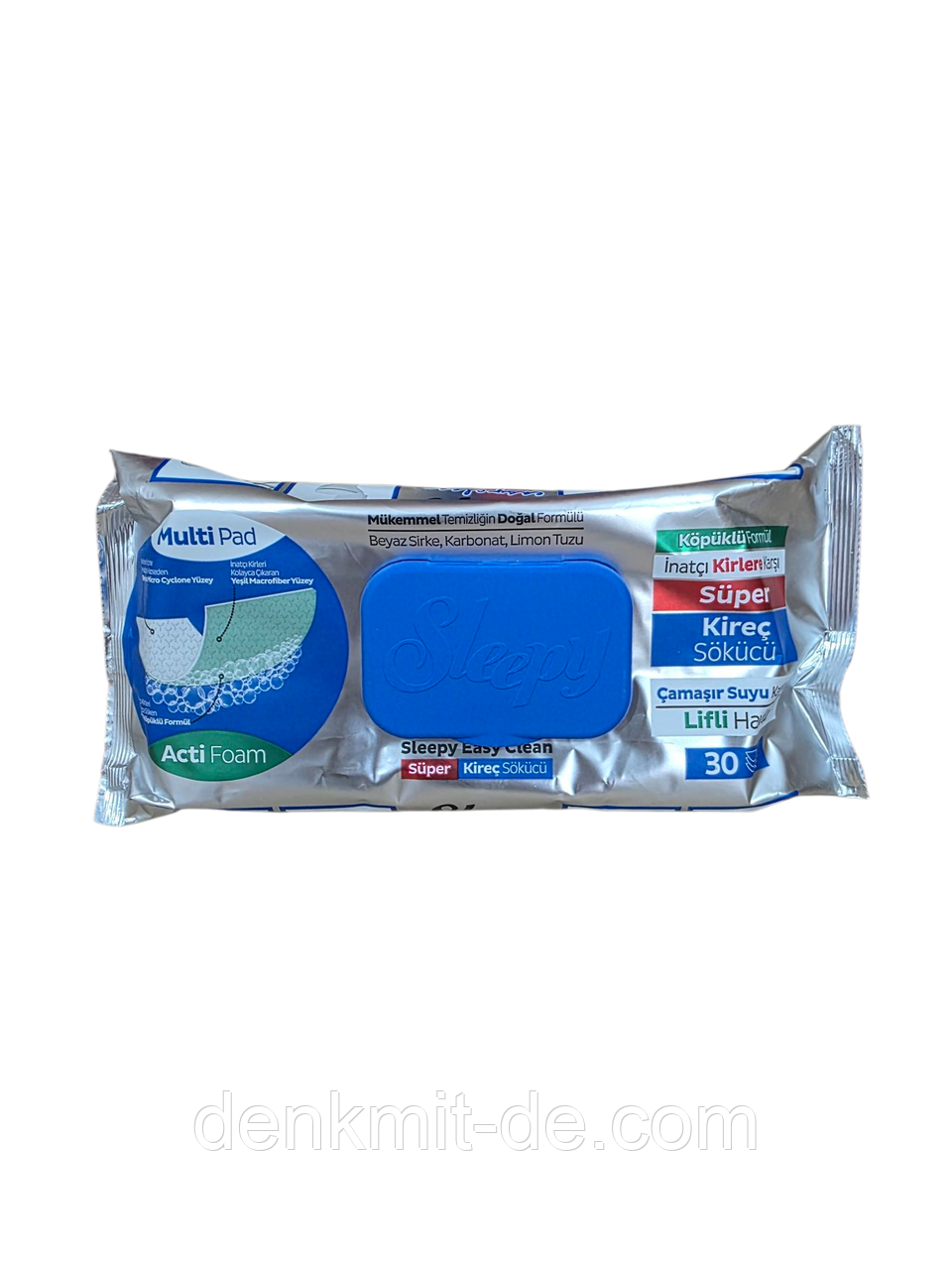 SLEEPY Easy Clean Super Вологi серветки для видалення жиру , 30 шт