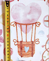 Декоративні наклейки BRUP 4 повітряних кулі (лист 60 х 90 см) Б156-37, фото 5