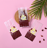 Пакети подарункові з малюнком Собачка 23х8х6 см для солодощів комплект з наклейками 12 шт, фото 2